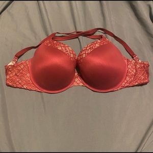 Red Victoria’s Secret bra